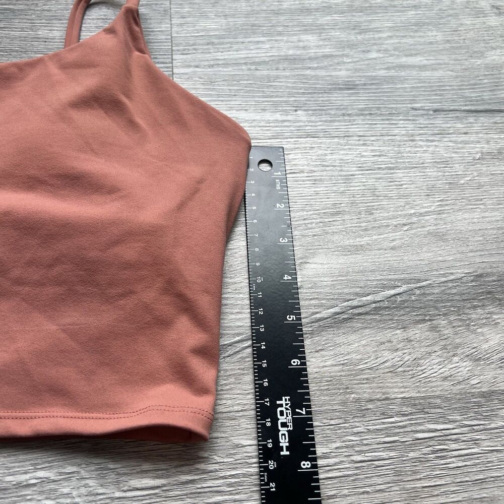 Lemedy Women Padded Sports Bra Fitness‎ dark orange Workout Running yoga NWT XL - Picture 3 of 7